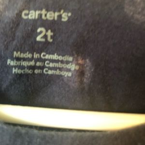 Carter's Shirts & Tops - Carters 2T 3/4 length sleeve Navy Blue Polka Dot Carter's Shirts & Tops - Carters 2T 3/4 length sleeve Navy Blue Polka Dot